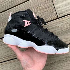 New Air Jordan 6 Rings Black White NBA Basketball Shoes